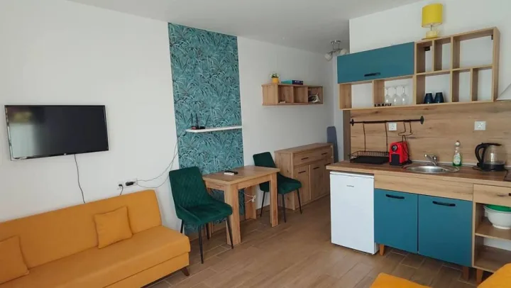 Студія з видом на басейн у престижному комплексі Cascadas Family Resort, Сонячний Берег ID: 114610