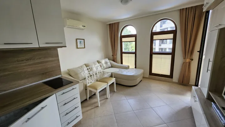Двокімнатна квартира з видом на басейн у Cascadas Family Resort, Сонячний Берег ID: 106175
