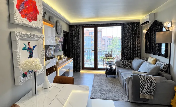 Стильная трехкомнатная квартира в комплексе Harmony Suites 2, Солнечный Берег ID: 114699