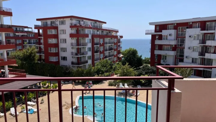 Двухкомнатная квартира с видом на море в комплексе Marina View Fort Beach, Святой Влас ID: 110260