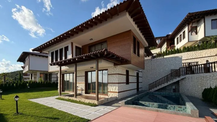 Two-Storey Villa with Panoramic Sea View in Venid Eco Village Complex, Sveti Vlas ID: 110981