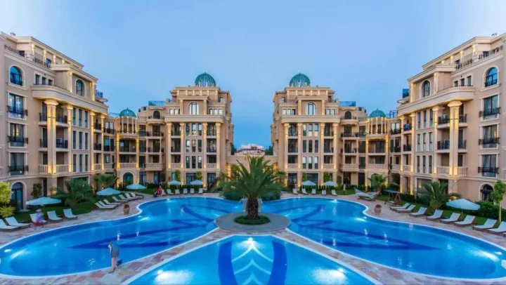 Компактная двухкомнатная квартира в шикарном комплексе Aphrodite Gardens, Солнечный Берег ID: 108585