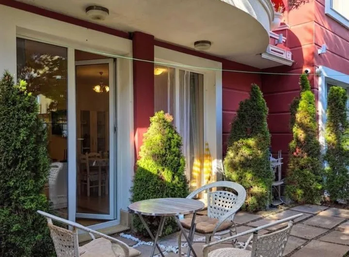 Двухкомнатная квартира с собственным двориком в комплексе Messembria Resort, Солнечный Берег ID: 112292