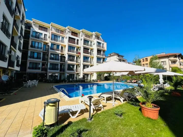 Двухкомнатная квартира в Amber Beach, Солнечный берег ID: 99084