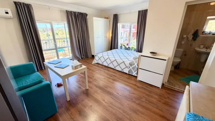 Просторная студия с видом на море в комплексе Macon Residence, Святой Влас ID: 110946
