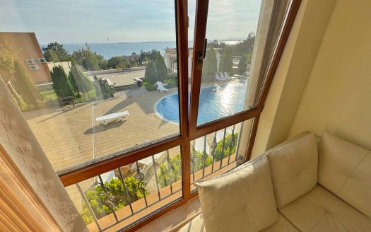 Апартамент с двумя спальнями и видом на море в комплексе Sea Fort Club, Святой Влас