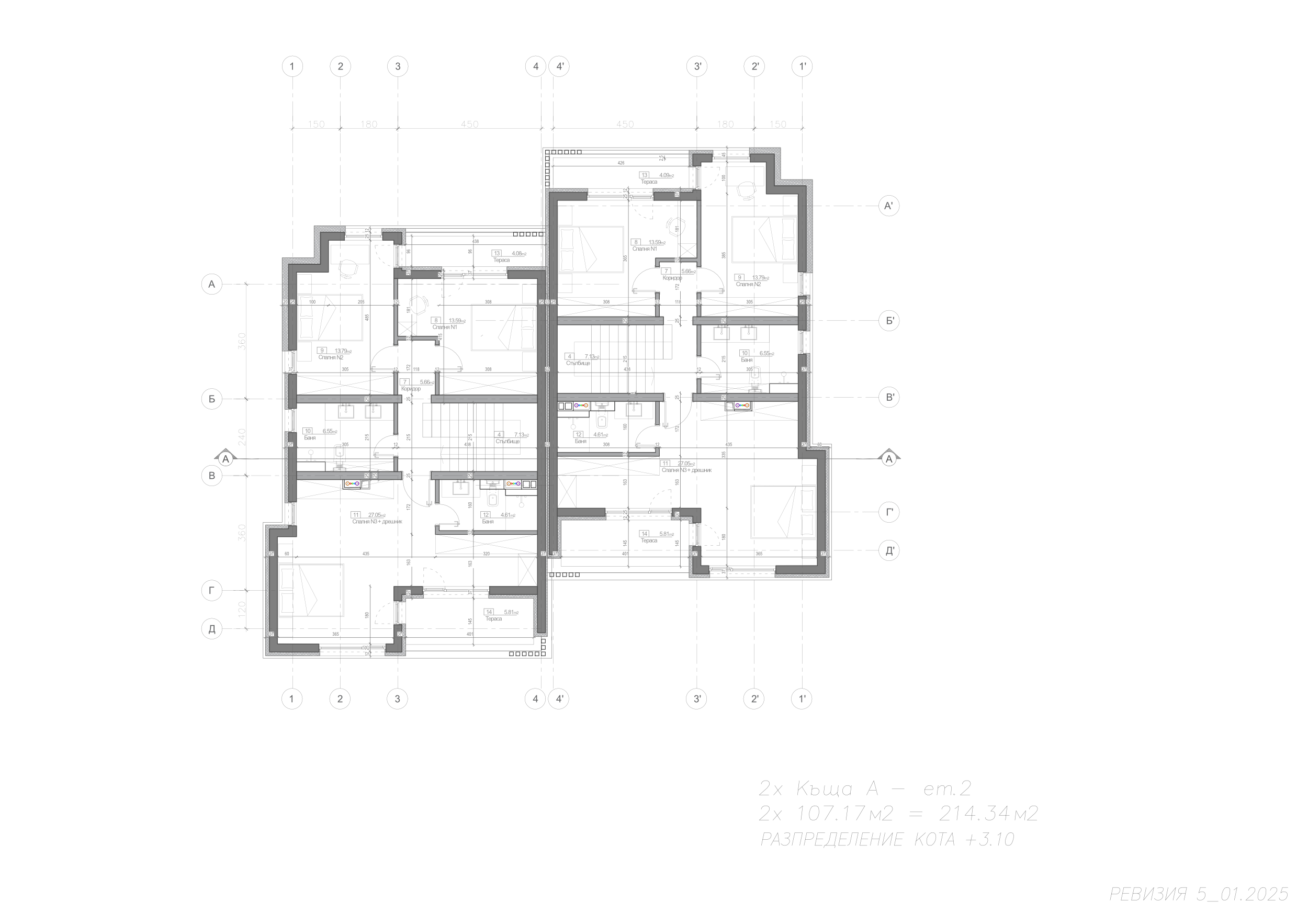 Дом типа А 1 этаж