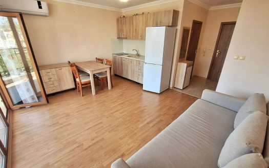 Студия с новым ремонтом и мебелью в комплексе Levsha, Солнечный берег