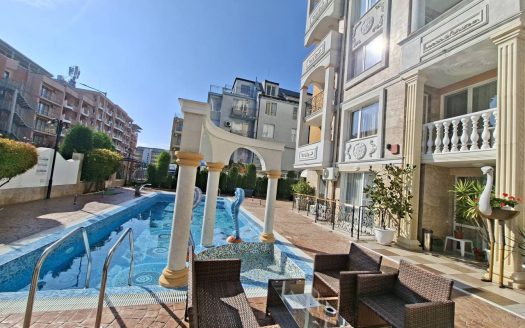 Двухкомнатная квартира с большой террасой в комплексе Sweet Homes 5, Солнечный берег