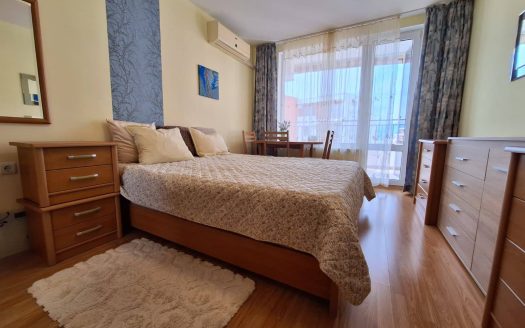 Двухкомнатная квартира с частичным видом на море в комплексе Fort Noks Panorama, Святой Влас