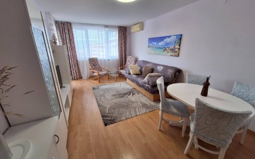 Двухкомнатная квартира с частичным видом на море в комплексе Fort Noks Panorama, Святой Влас