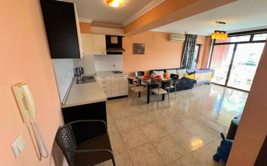 Двухкомнатная квартира с видом на море в комплексе Lazur 5, Святой Влас