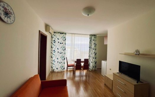 Двухкомнатная квартира с видом на море в комплексе Crown Fort Noks, Святой Влас