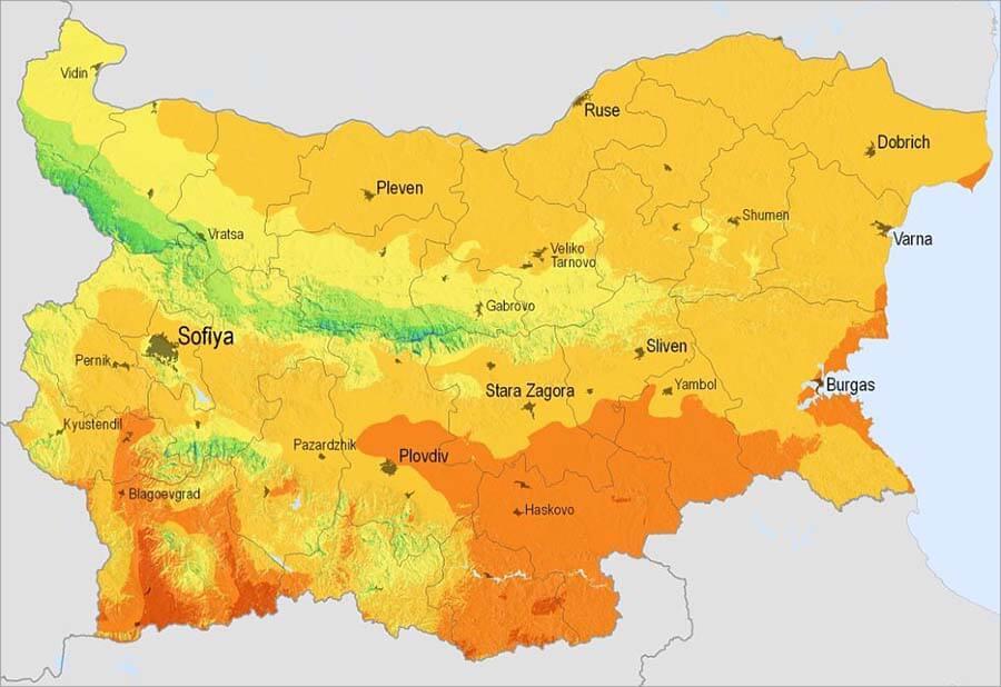 3021 - Климат Болгарии: особенности и влияние на жизнь страны