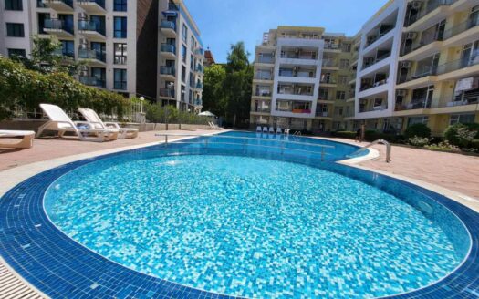 Комфортная студия для жизни и отдыха в комплексе Sunset Beach 2, Солнечный Берег