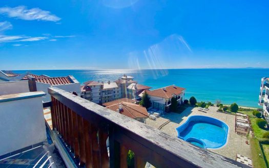 Живите с видом на море — светлая трехкомнатная квартира в комплексе Sun Coast, Святой Влас