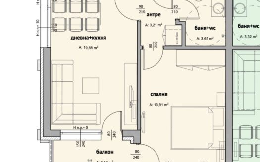 Новый уровень жизни — двухкомнатная квартира в комплексе La Mer Diamond, Святой Влас