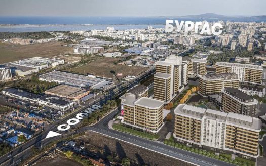 Односпальный апартамент 56 м² в комплексе Atlas, Бургас