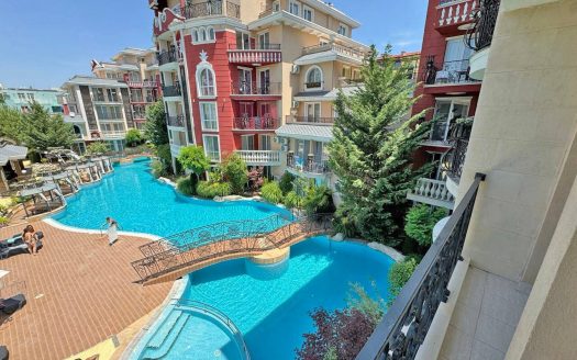 Продается апартамент с двумя спальнями в комплексе Messembria Resort, Солнечный берег