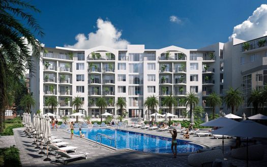 Двухкомнатная квартира рядом с морем в комплексе Cacao Residence, Солнечный Берег