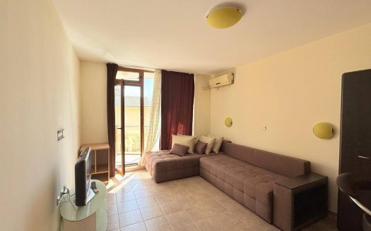 Студия на первой линии моря в комплексе Palm Marin, Равда