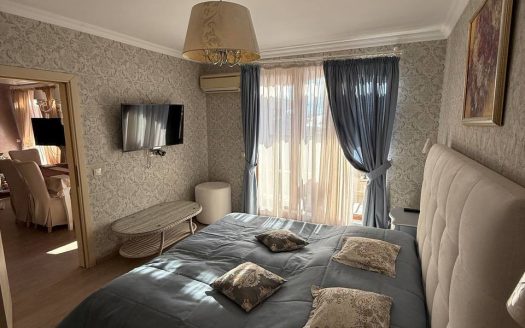 Элегантный трёхкомнатный апартамент с панорамным видом — Harmony Palace, Солнечный берег