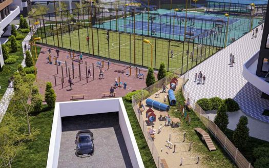 Two bedroom apartment in a unique new project in Bourgas - Azimut Quarter, Atlas 1 house