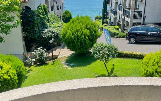 Двухкомнатная квартира с видом на море в комплексе Sun Coast Resort, Святой Влас