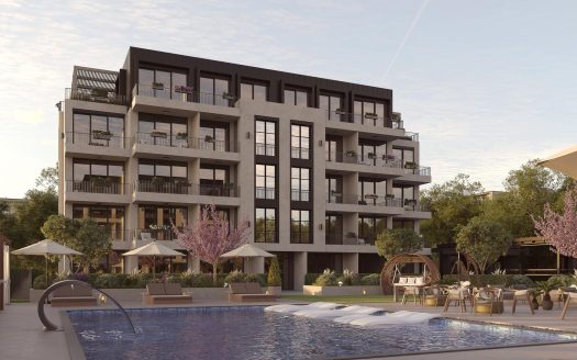 New project on Sunny Beach - modern gated complex SOHO Twin House