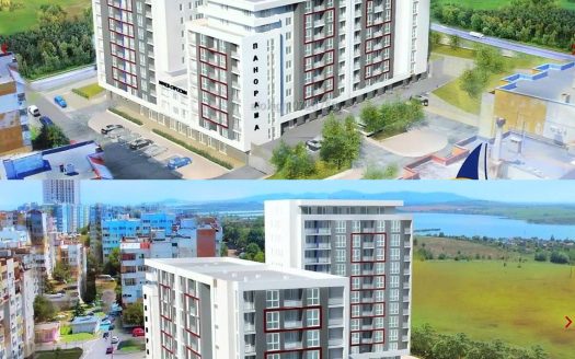 Трёхкомнатный апартамент с двумя спальнями — Бургас, Panorama, район Меден рудник