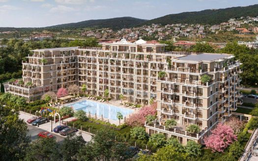 Двухкомнатный апартамент с панорамным видом на море — Emperium 2, Святой Влас