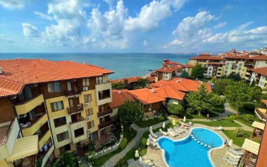 Студия с видом на бассейн в Garden of Eden, Святой Влас ID: 78588