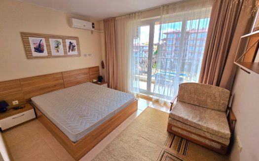 Квартира 2 комнаты с видом на бассейн, Равда ID: 77692