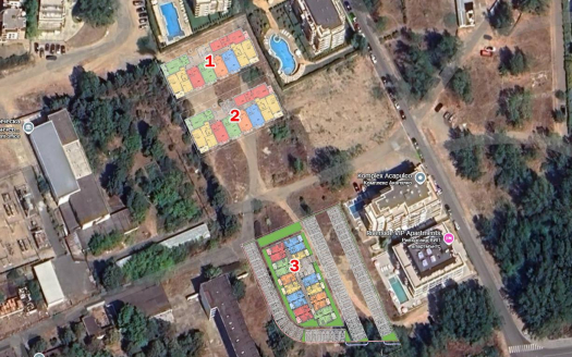 Двухкомнатная квартира без таксы в La Mer Home 1, Солнечный берег ID: 90795