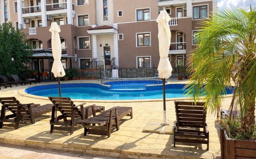 Двухкомнатная квартира с видом на бассейн в Святом Власе ID: 89088