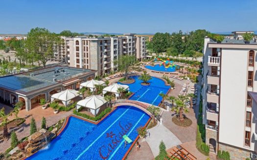 Трёхкомнатная квартира в Cascadas Family Resort, Солнечный берег ID: 95686