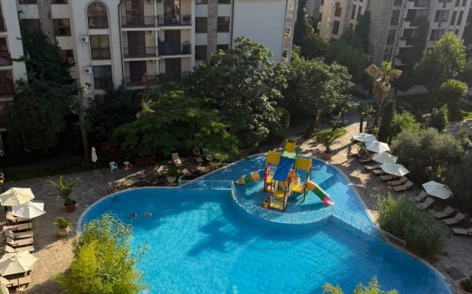 2-кімнатна квартира з видом на басейн у Cascadas Family Resort, Сонячний Берег ID: 103887