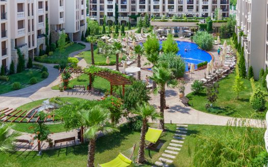 Трехкомнатная квартира с видом на бассейн в Cascadas Family Resort ID: 104710