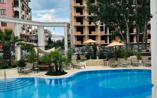 Двухкомнатная квартира с ремонтом в Harmony Suites 16, Солнечный Берег ID: 104342